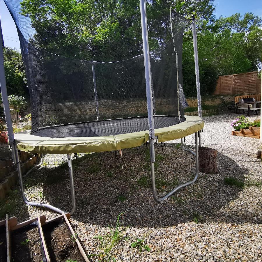 Cool Mediterranean Life 8 People Jacuzzi Barbecue Gametrampoline 2 Parking Villa Beziers Bagian luar foto