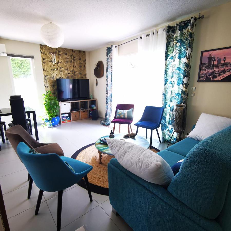 Cool Mediterranean Life 8 People Jacuzzi Barbecue Gametrampoline 2 Parking Villa Beziers Bagian luar foto